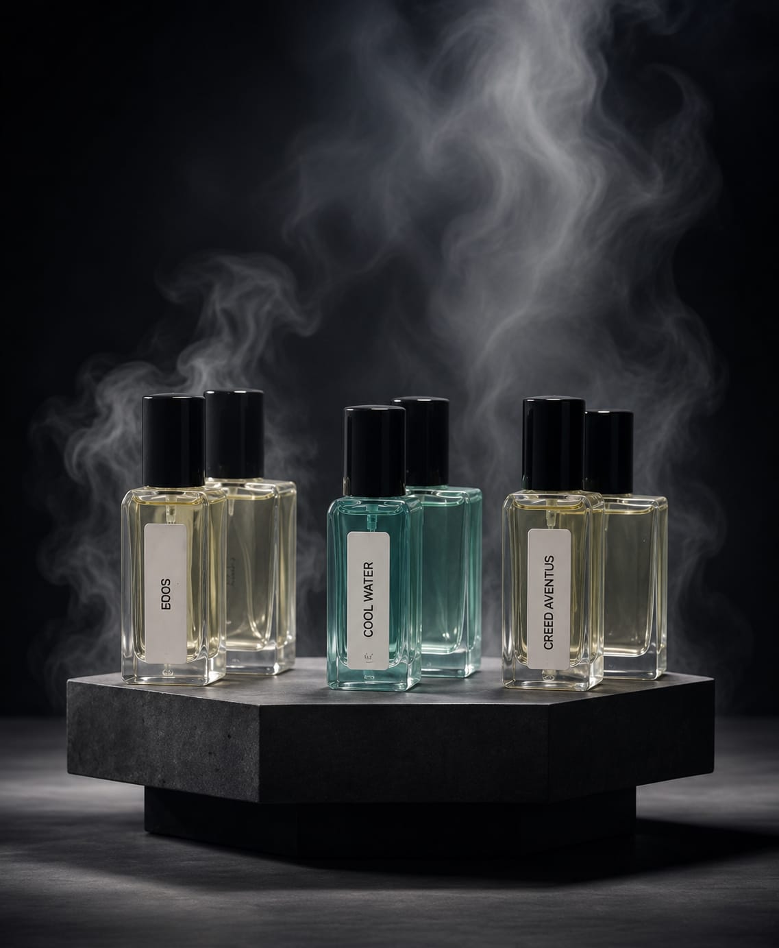 Kintoken fragrance bottles